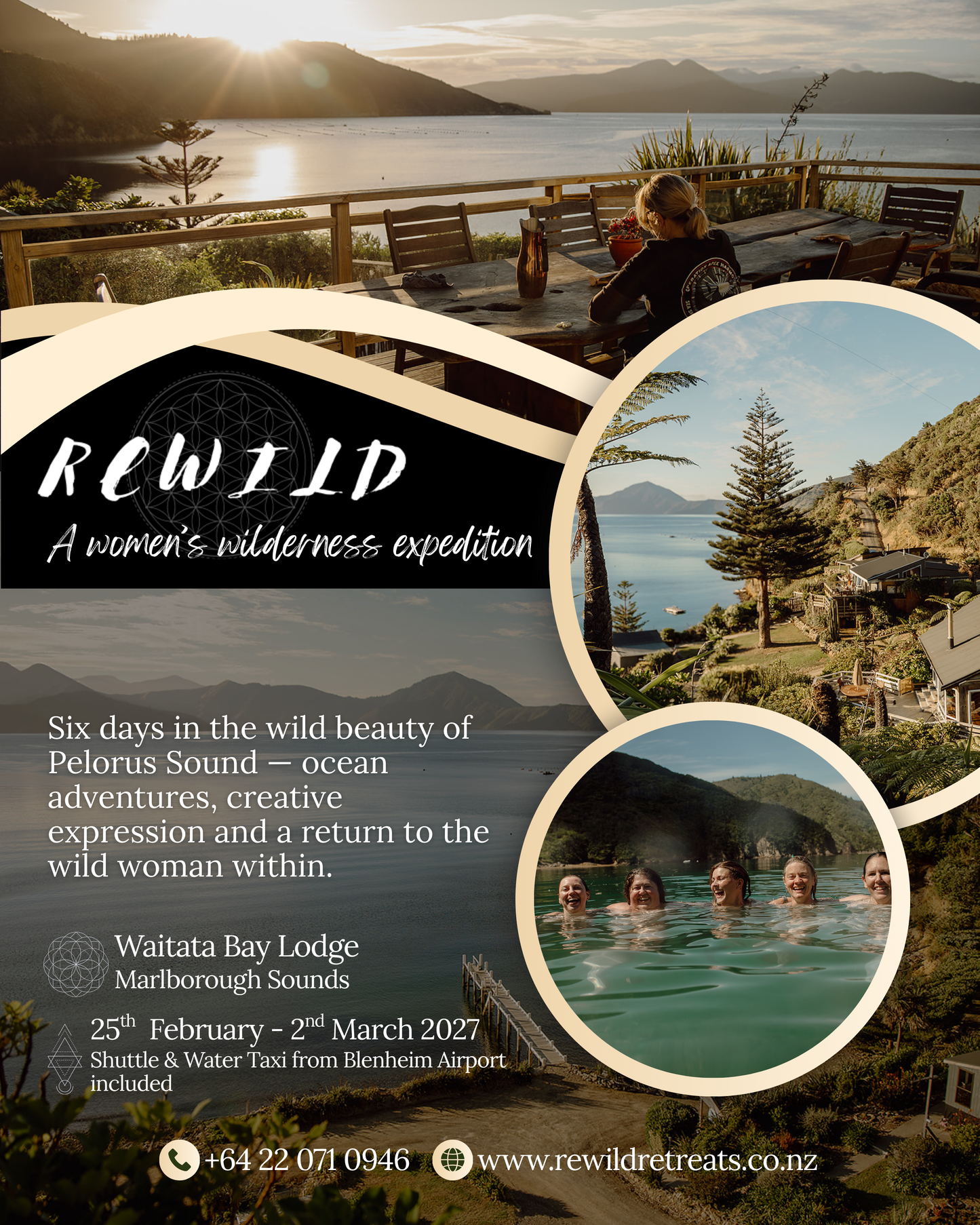 Rewild Waitata – A Women's Wilderness Expedition (25th Feb to 2nd March 2027)